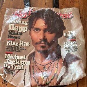Rolling Stone Magazine February 10, 2005, Johnny Depp Cover Tote Bag